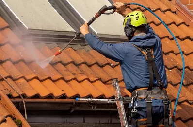 Démoussage et hydrofuge de toiture à Lanvollon